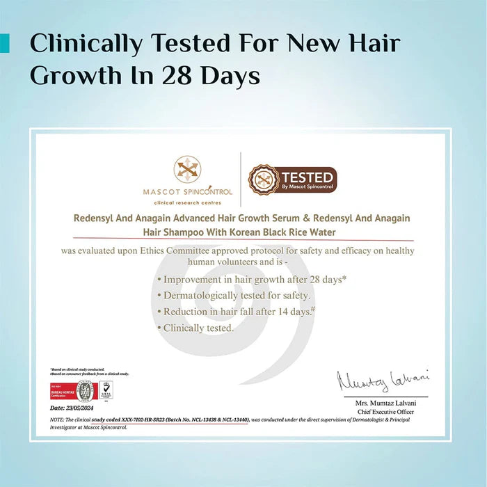 3% Redensyl & 4% Anagain Advanced Hair Growth Serum 100 ml